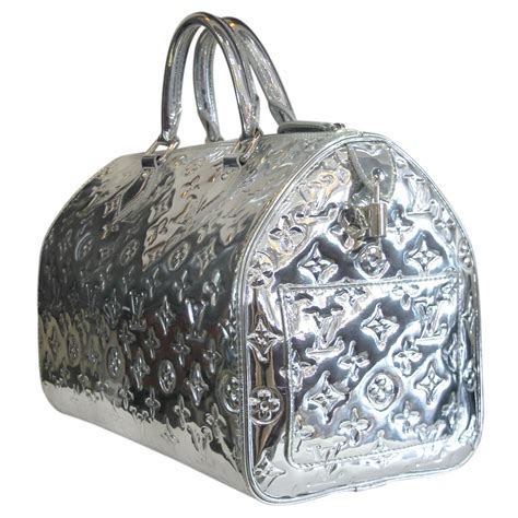 silver louis vuitton bag|louis vuitton silver purse.